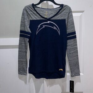 NFL LA chargers long sleeve tshirt NWT